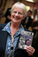 Irene Wegener with the audio book
