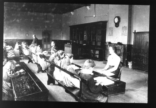 Three classes in single room with their teachers