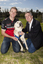 Will Davison with SEDA dog Davo and CEO Gerard Menses