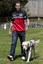 Will Davison walking with SEDA dog Davo 