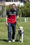 Will Davison walking with SEDA dog Davo 