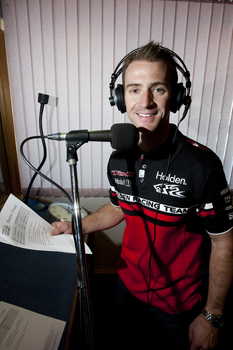 Will Davison in the studio at VAR
