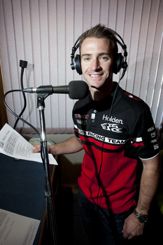 Will Davison in the studio at VAR