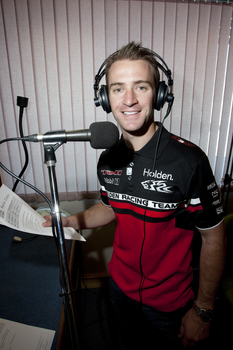 Will Davison in the studio at VAR