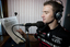 Will Davison in the studio at VAR