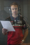 Will Davison in the studio at VAR