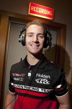 Will Davison in the studio at VAR