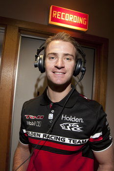 Will Davison in the studio at VAR