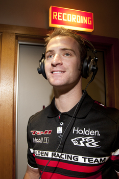 Will Davison in the studio at VAR