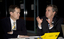 Bill Shorten and Gerard Menses with audio materials