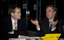 Bill Shorten and Gerard Menses with audio materials