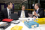 Chris Edwards, Bill Shorten and Gerard Menses with audio materials