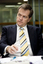 Bill Shorten listens in the Atrium