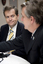 Bill Shorten and Gerard Menses in the Atrium