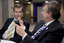 Bill Shorten and Gerard Menses in the Atrium
