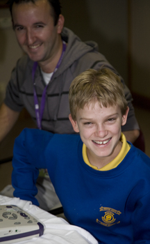 Brendan Spencer smiling at camera