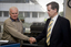 Ted Johnson and Bill Shorten in Duplication room