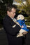 Bill Shorten holding a SEDA puppy