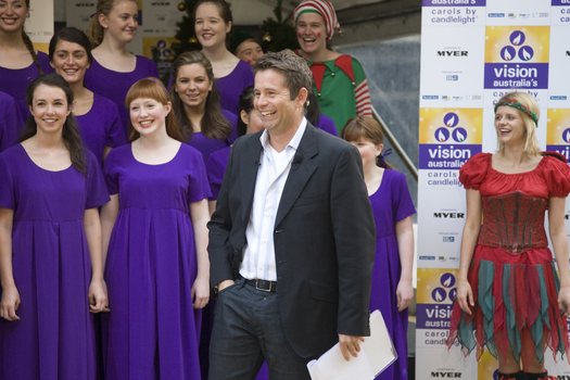 Steve Jacobs with the Australia Girls Choir