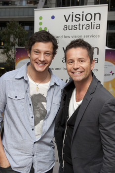 Rob Mills and Steve Jacobs at the launch