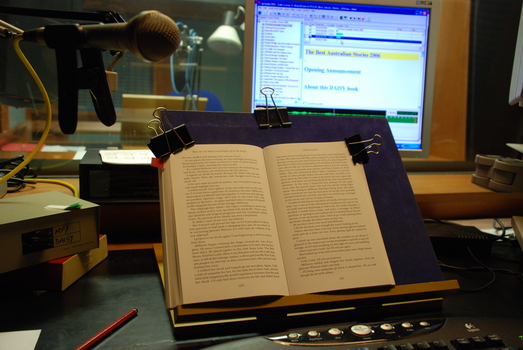 Audio producer set up for producing DAISY books