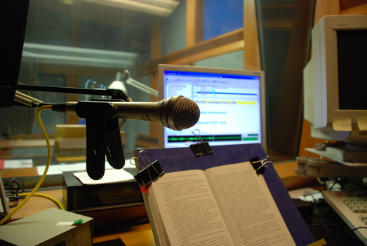 Audio producer set up for producing DAISY books