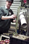 Terry Lord in the workshop with a pipe
