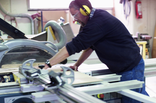 Rob McAdam in the Enterprises workshop