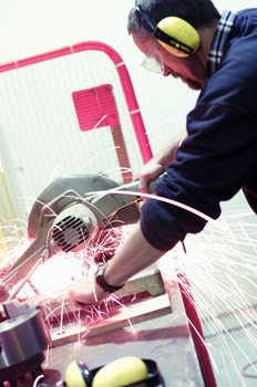 Rob McAdam in the Enterprises workshop