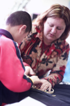 Children in the classrooms at Burwood