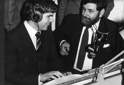 Stephen Jolly and Barry Jones in 3RPH studio