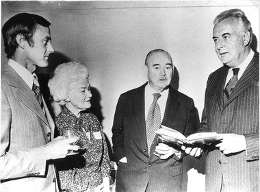 Hector Bathurst, Joan Simmonds, Paul Hasluck, Gough Whitlam