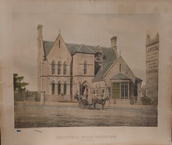 Sandstone two-storey building in Boomerang Street