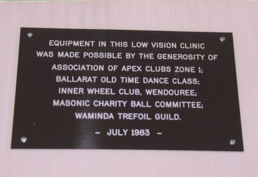 Inventory item at Ballarat Nursing Home