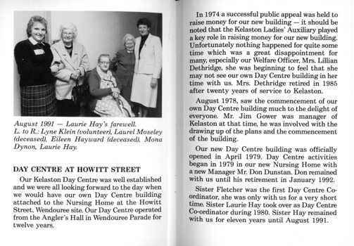 Anniversary booklet providing a historical overview of Kelaston
