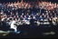 Simon Gallaher on piano on stage