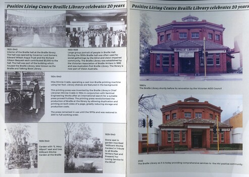 Images of the interior and exterior of the Building