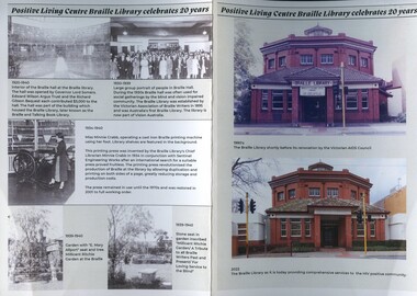 Images of the interior and exterior of the Building