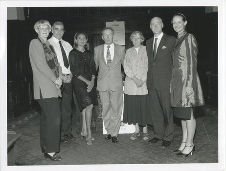 James Wright with others at 1997 awards