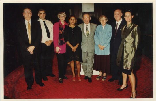 James Wright with others at 1997 awards