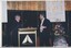 Bib Stillwell and Mark Raphael Baker at the podium