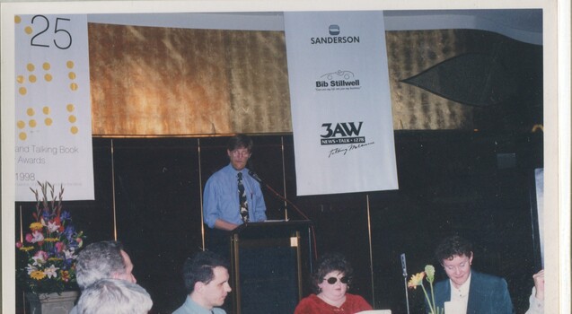 Rod Quantock at the podium