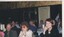 George Zamanis, Pauline Meaney and Meike Mellars amongst tables