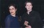 Audio producer Pamela Morrow and narrator Stephen Pearse