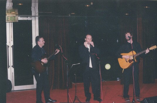 Performers at the ceremony in the Arts Centre