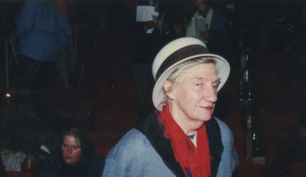 Unknown female at party after the ceremony