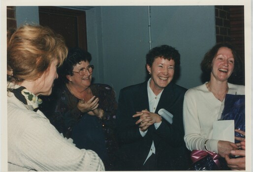 Christine K, unknown, Rose Blustein and unknown female