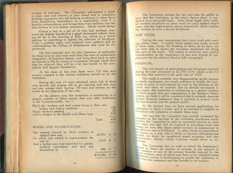 Committee report to Life Governors and subscribers