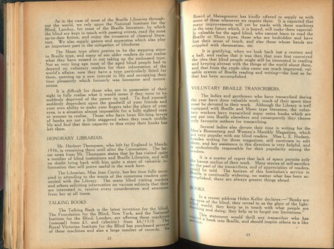 Committee report to Life Governors and subscribers