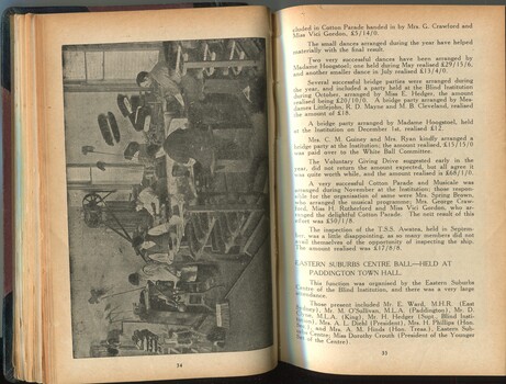 Report of the Women's Auxiliary and broom making workshop